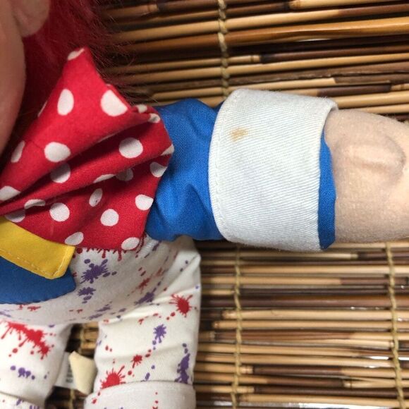 Vintage Ringling Bros Barnum and Bailey Circus Plush Clown Doll Stuffed Toy - Picture 6 of 6